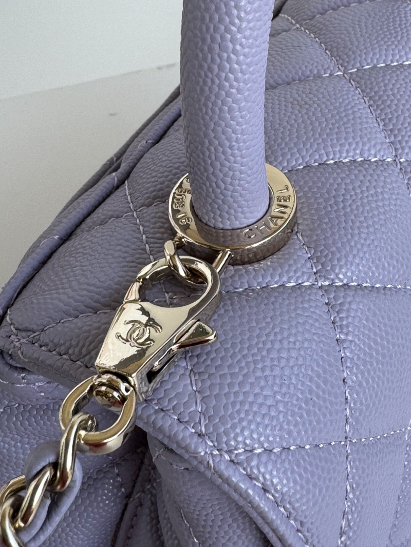 Ch**el top handle bags